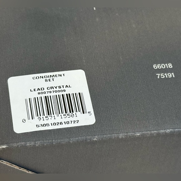 Set of 2 Waterford Crystal Condiment Set - Two Bowls 3 in Diameter NEW in Box - Picture 11 of 16